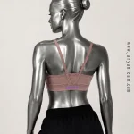 نیم تنه زنانه جریان Felex Air Bra رنگ کاکائویی روشن