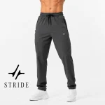 شلوار ورزشی مردانه جریان مدل STRIDE رنگ طوسی با فرم راسته