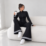 ست ورزشی پاییزه زنانه FALL CHIC در رنگ مشکی