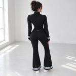 نمای پشت ست سویشرت و شلوار بوتکات FALL CHIC زنانه در رنگ مشکی
